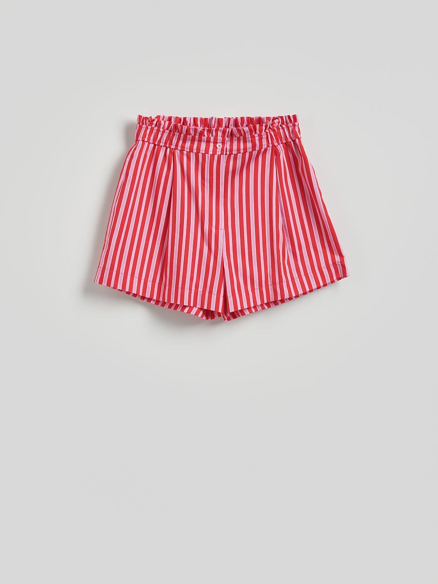 Cotton stripe shorts - multicolor - RESERVED - 7