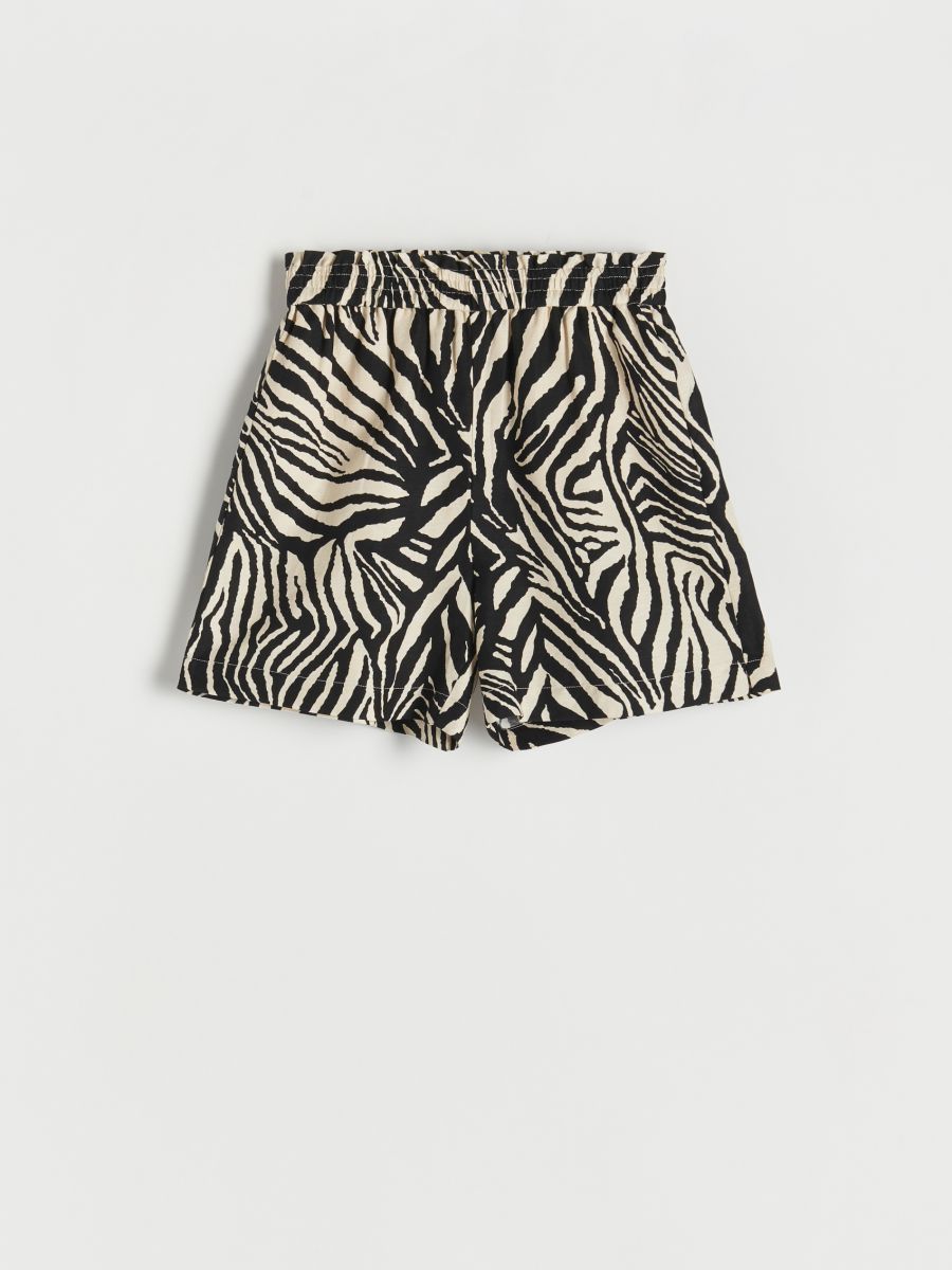 Linen rich shorts - multicolor - RESERVED - 4