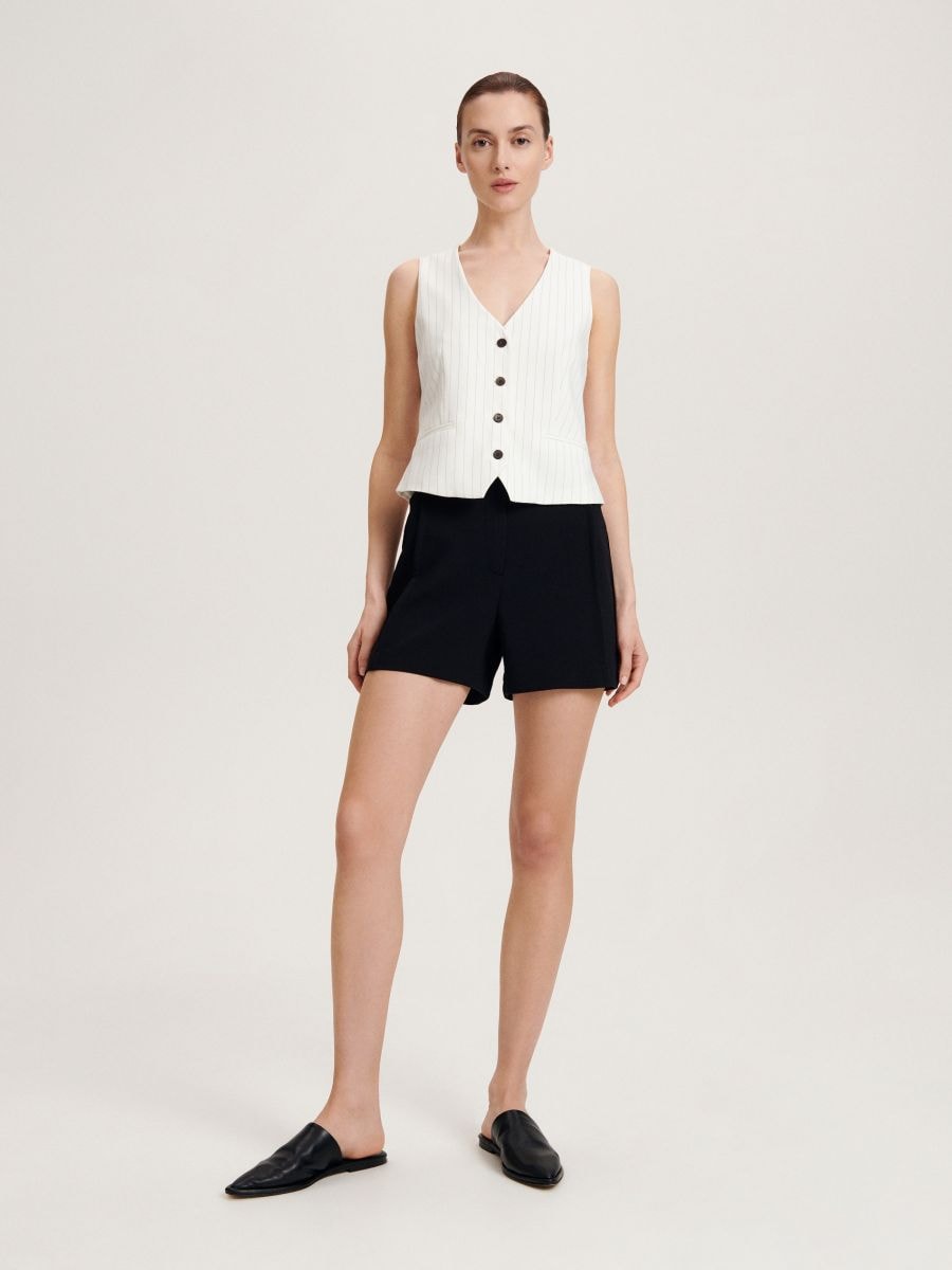 High waist shorts - black - RESERVED - 2