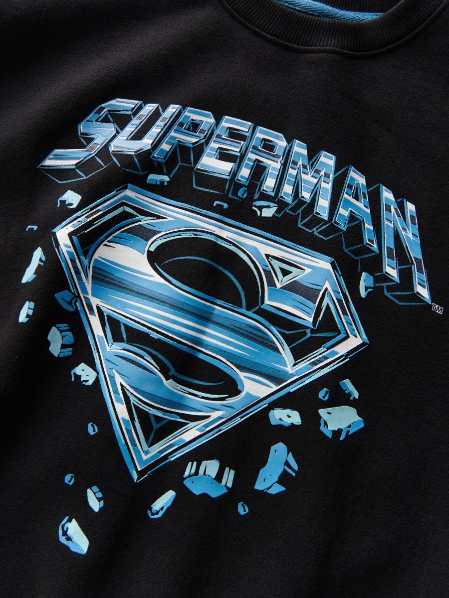 Superman sweatshirt - black - RESERVED - 2