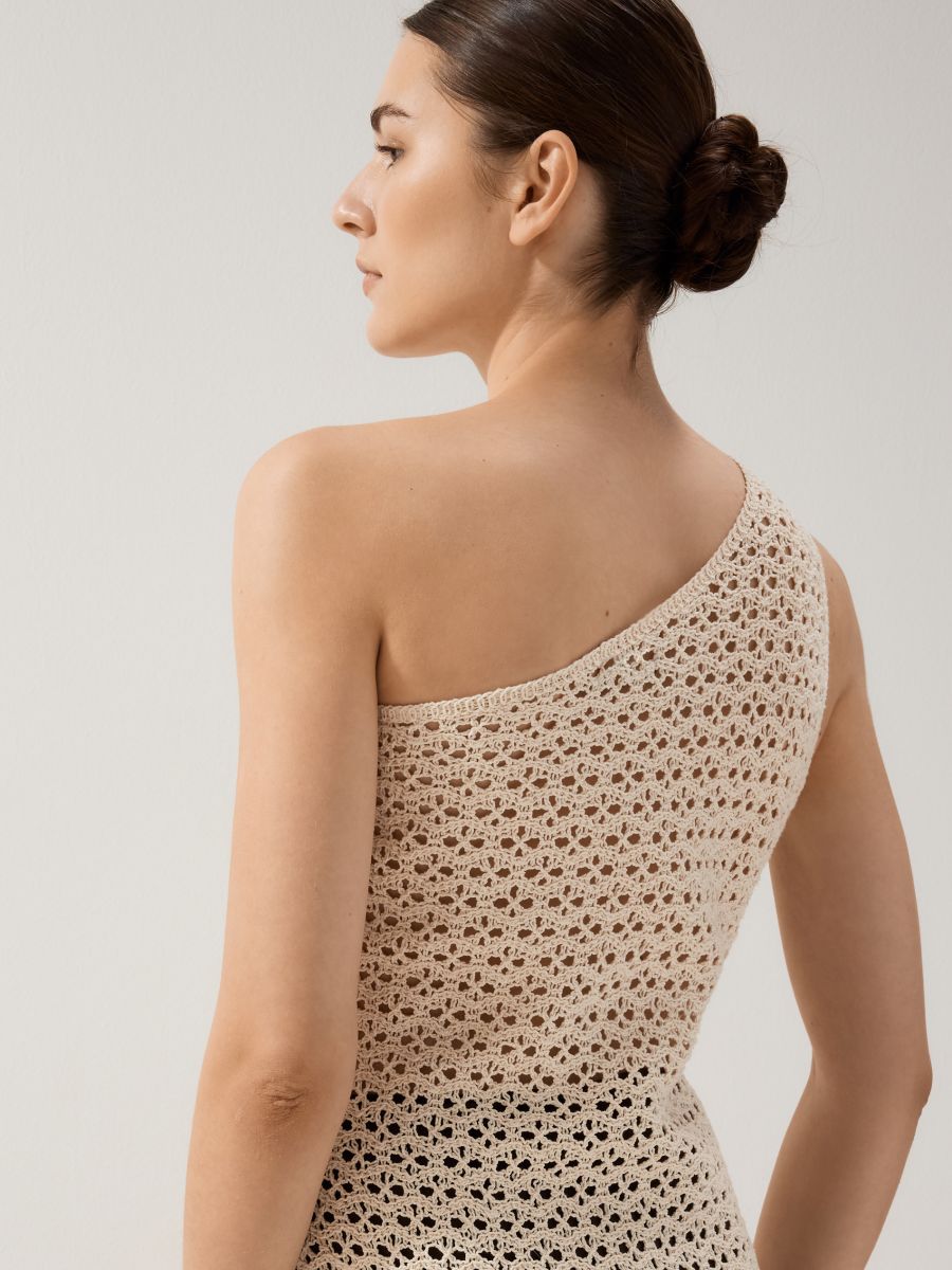 Beach poncho - wheat - RESERVED - 4