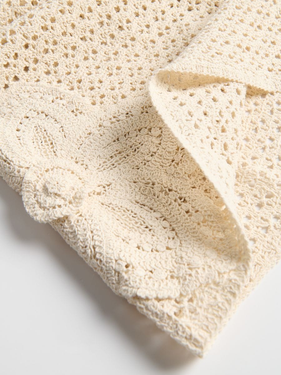 Beach poncho - wheat - RESERVED - 6