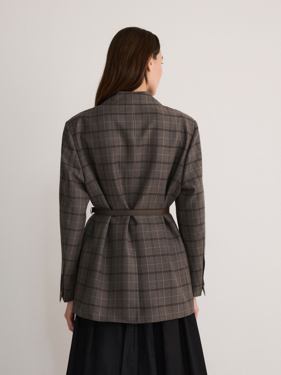 Waist belt jacket - multicolor - RESERVED - 4