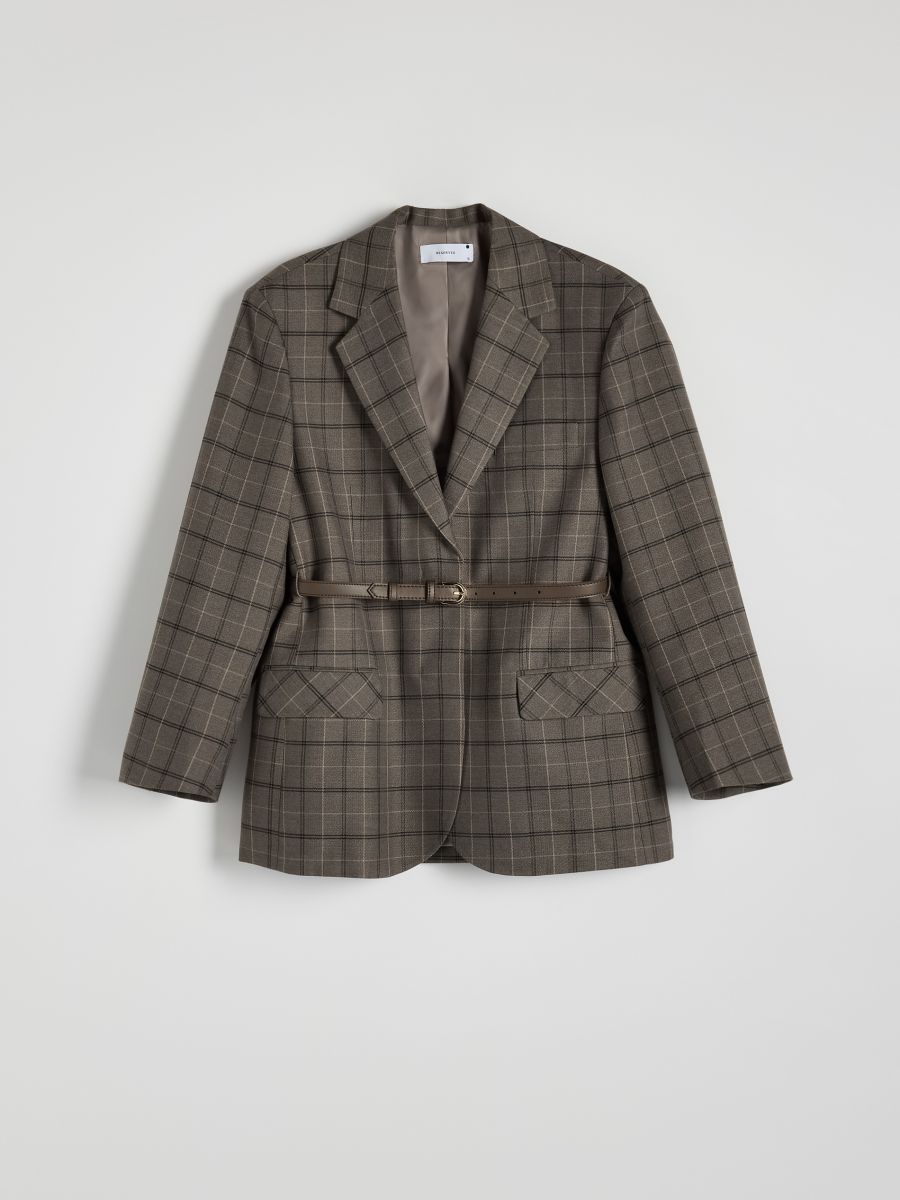 Waist belt jacket - multicolor - RESERVED - 5