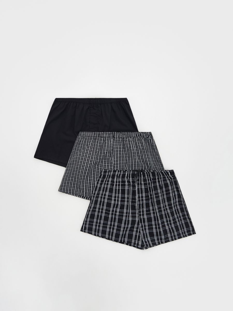 Loose boxers 3 pack Color black RESERVED 2428Y99X