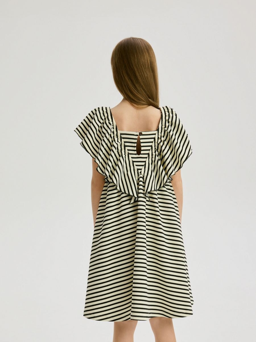 Dress with viscose blend - multicolor - RESERVED - 2
