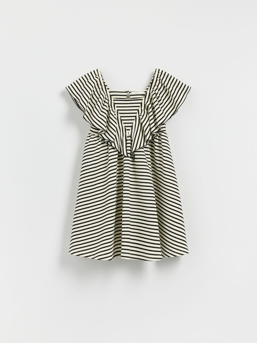 Dress with viscose blend - multicolor - RESERVED - 4