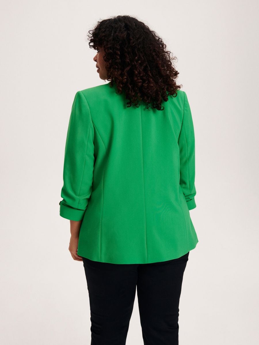 Open-front blazer - green - RESERVED - 4