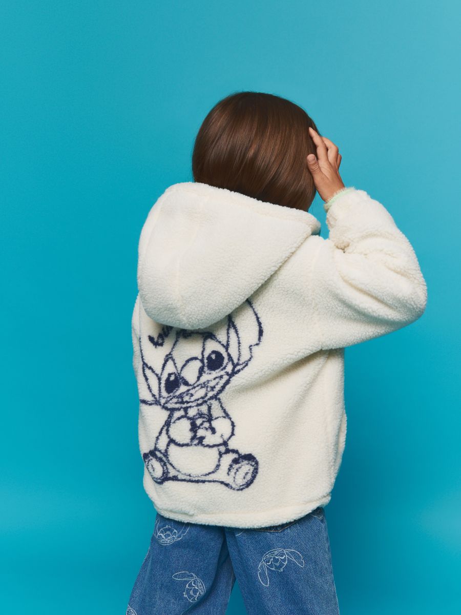 GIRLS` OUTER JACKET - kremna - RESERVED