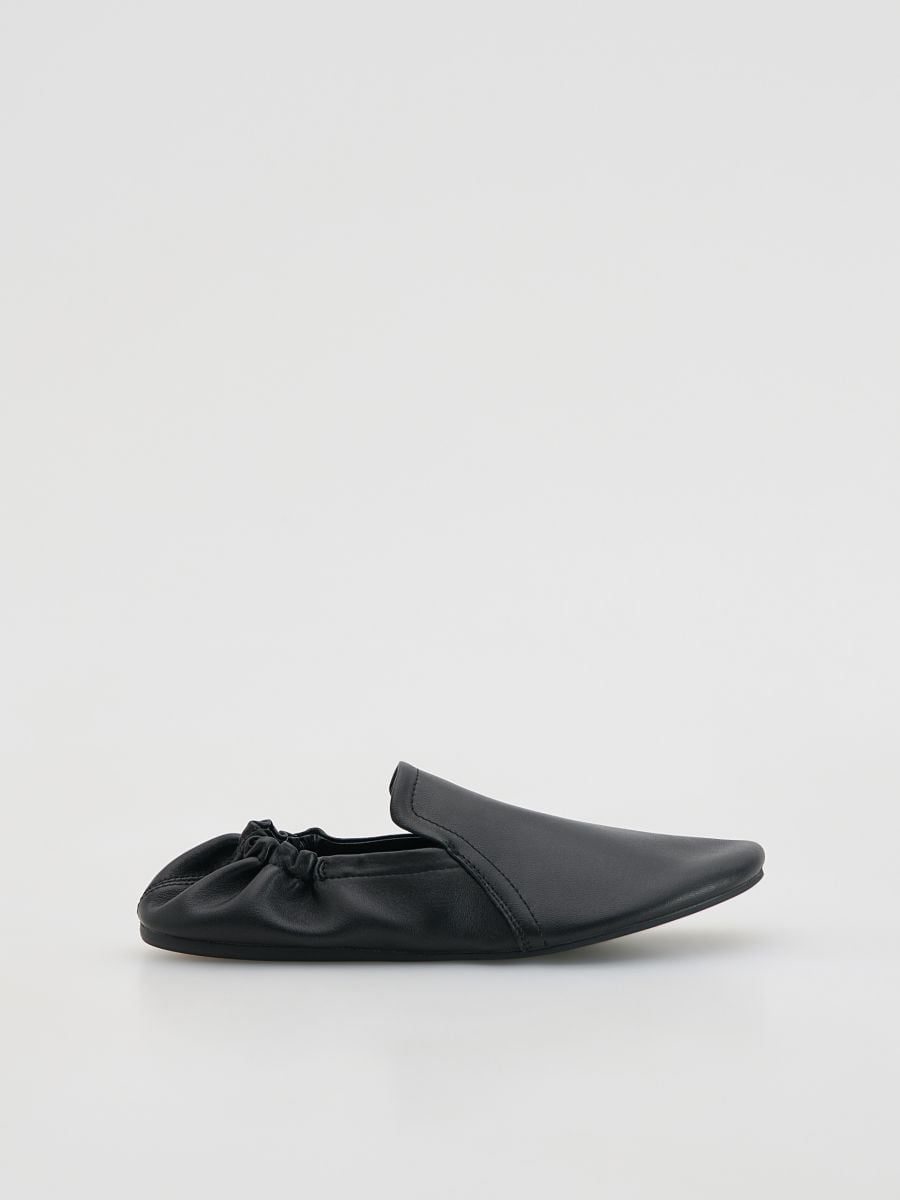 Leather ballerinas - black - RESERVED
