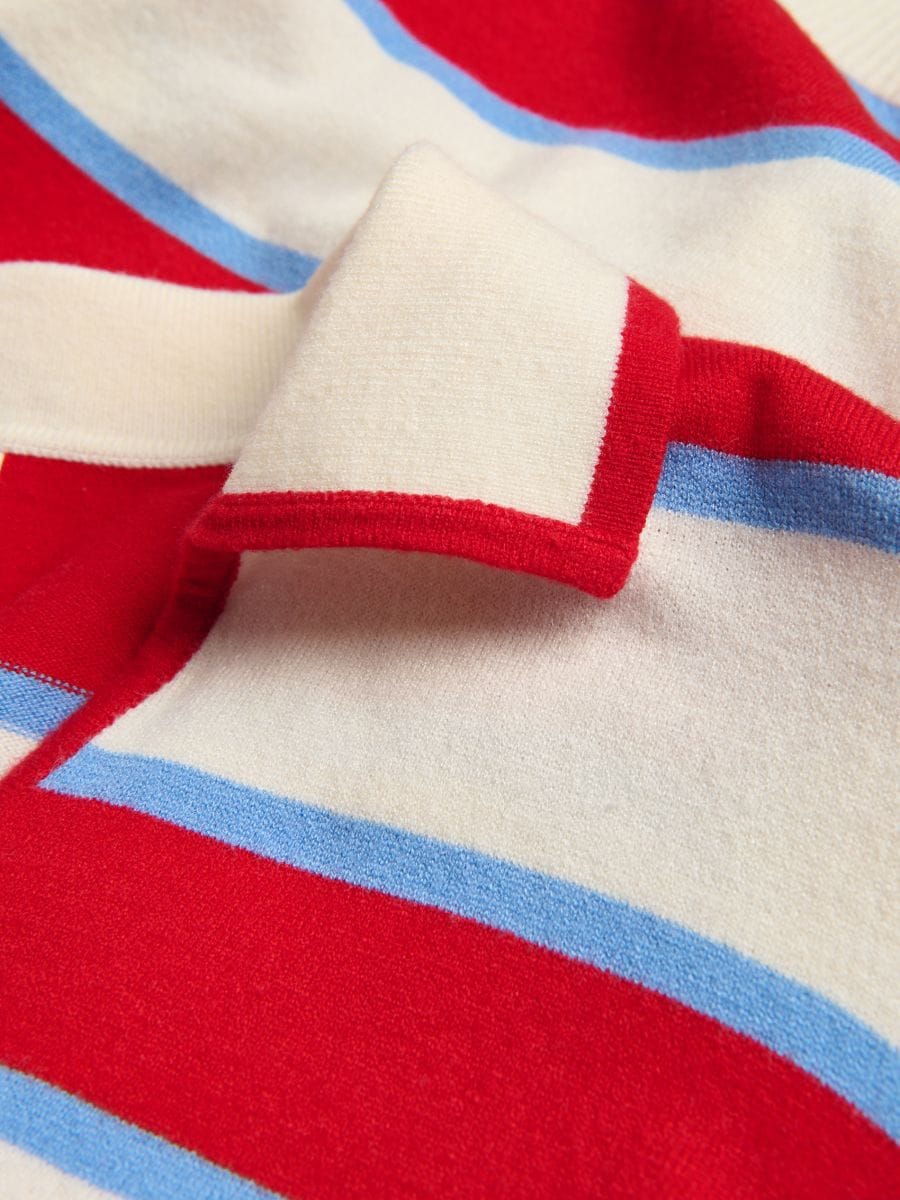 Pull avec col polo - Multicolore - RESERVED - 2