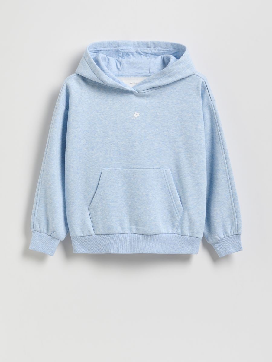 Hoodie - pale blue - RESERVED