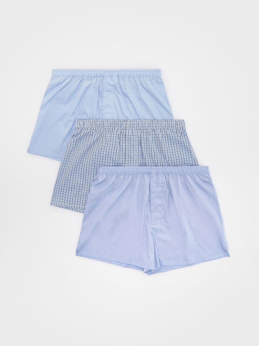 Pack de 3 boxers loose - AZUL CLARO - RESERVED
