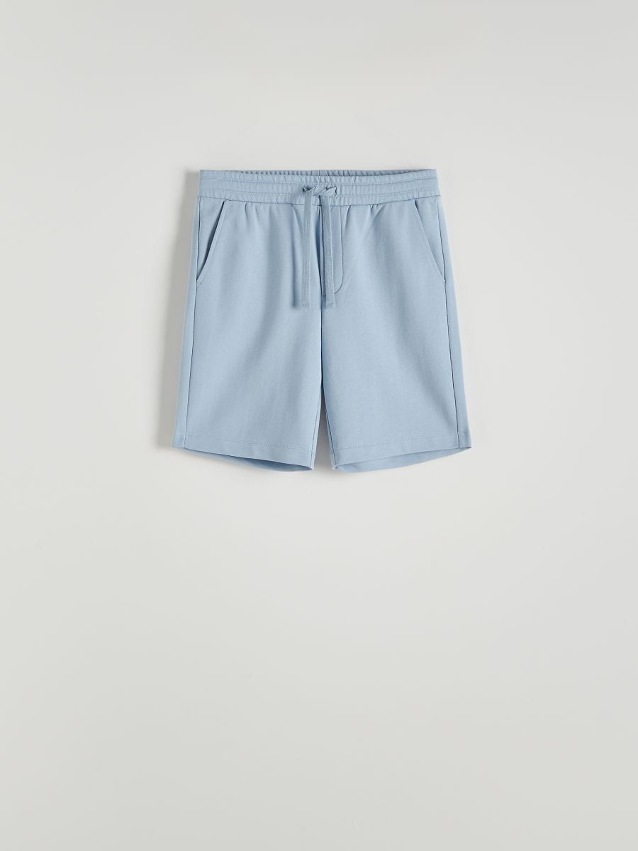 Pantaloni scurți sportivi - albastru-deschis - RESERVED