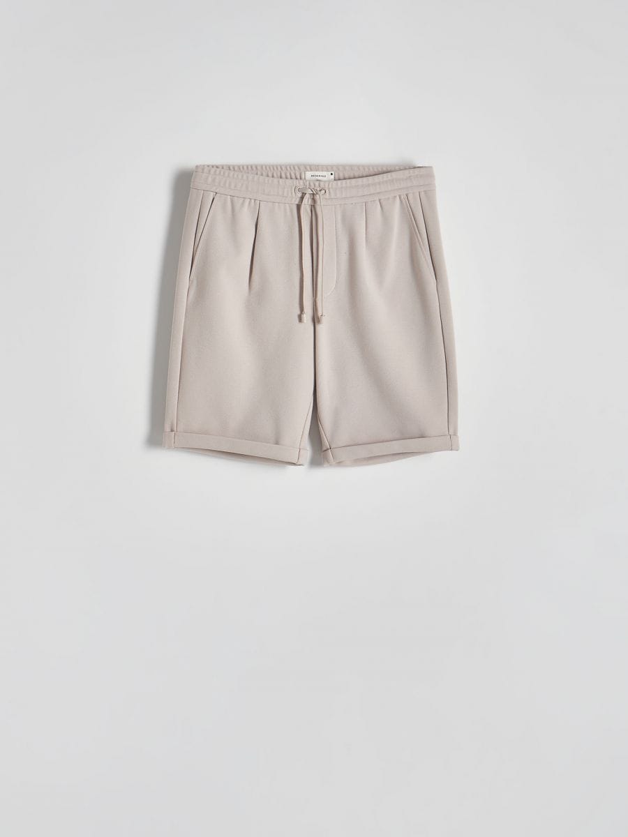 Regular shorts - BEIGE - RESERVED
