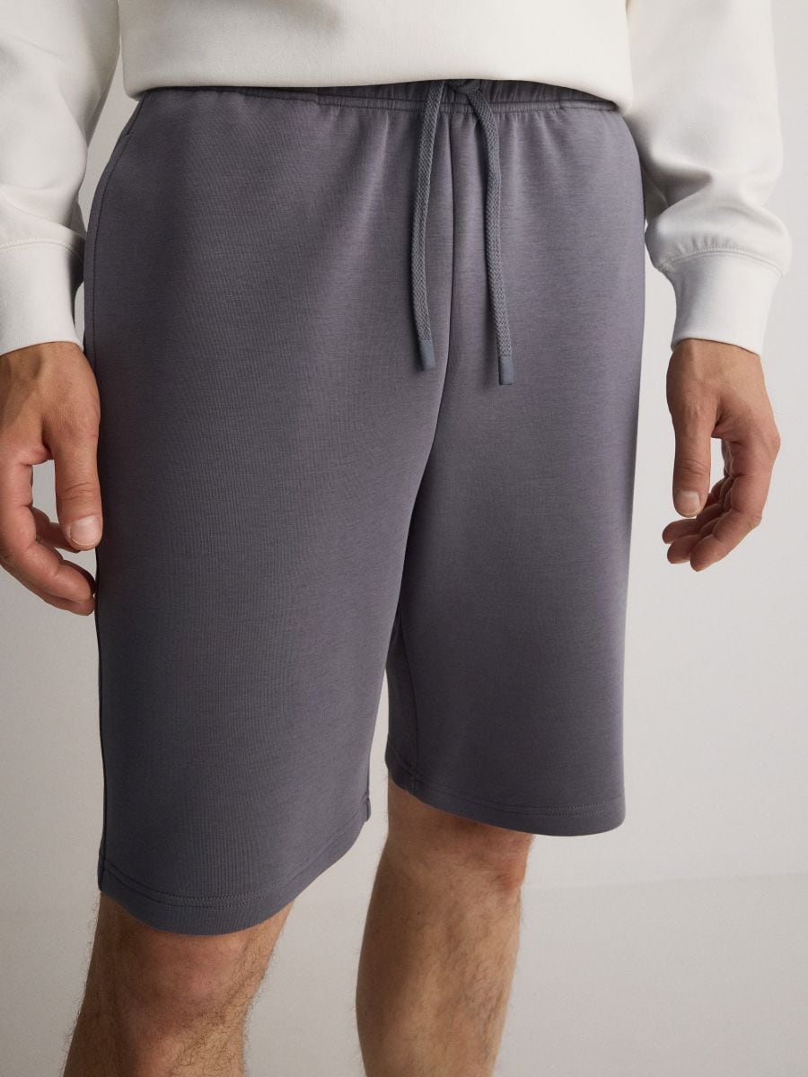 Dark grey sweat shorts hotsell