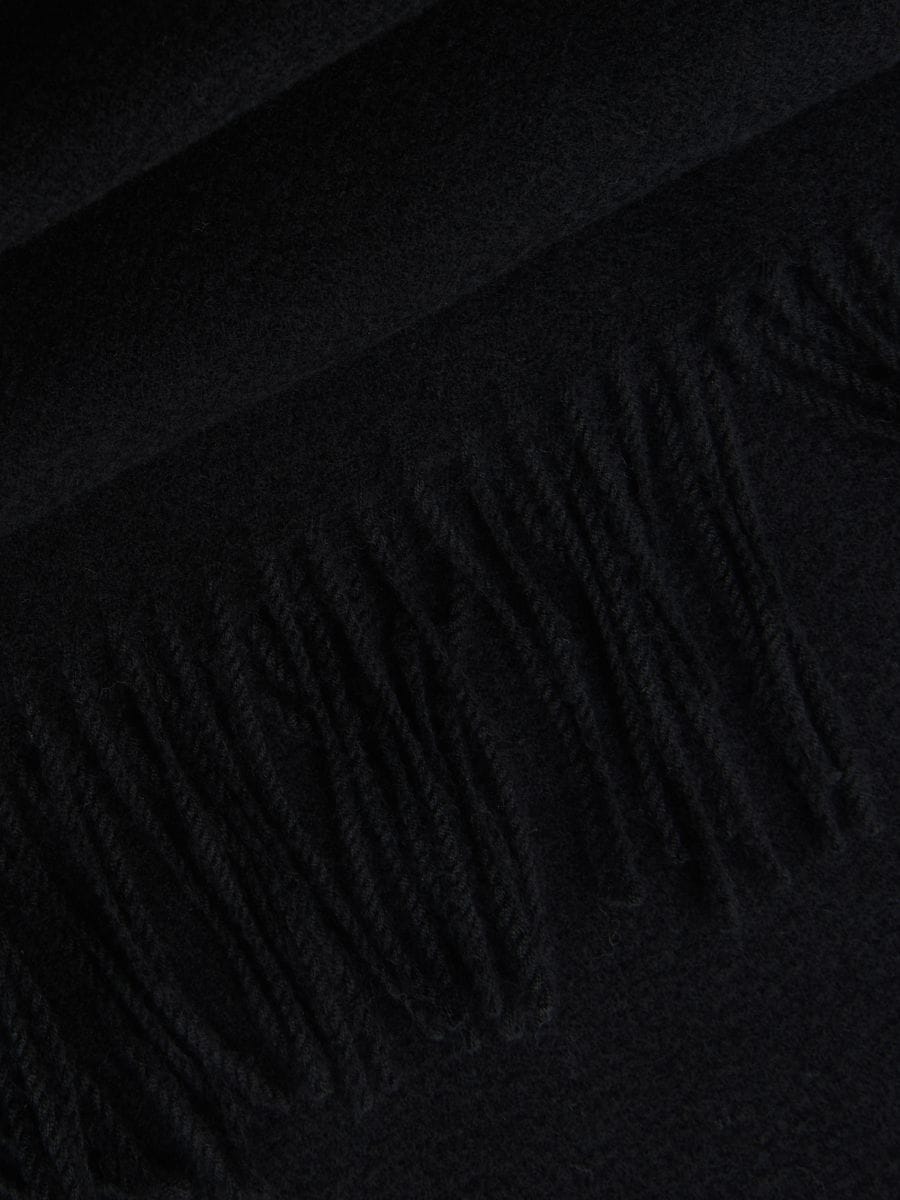 Écharpe simple à franges - Noir - RESERVED - 2