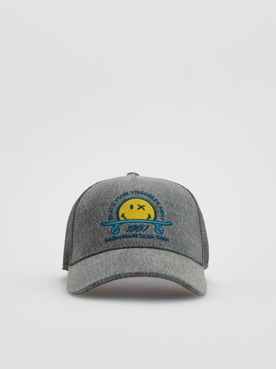 Beanie SmileyWorld® - DONKERGRIJS - RESERVED
