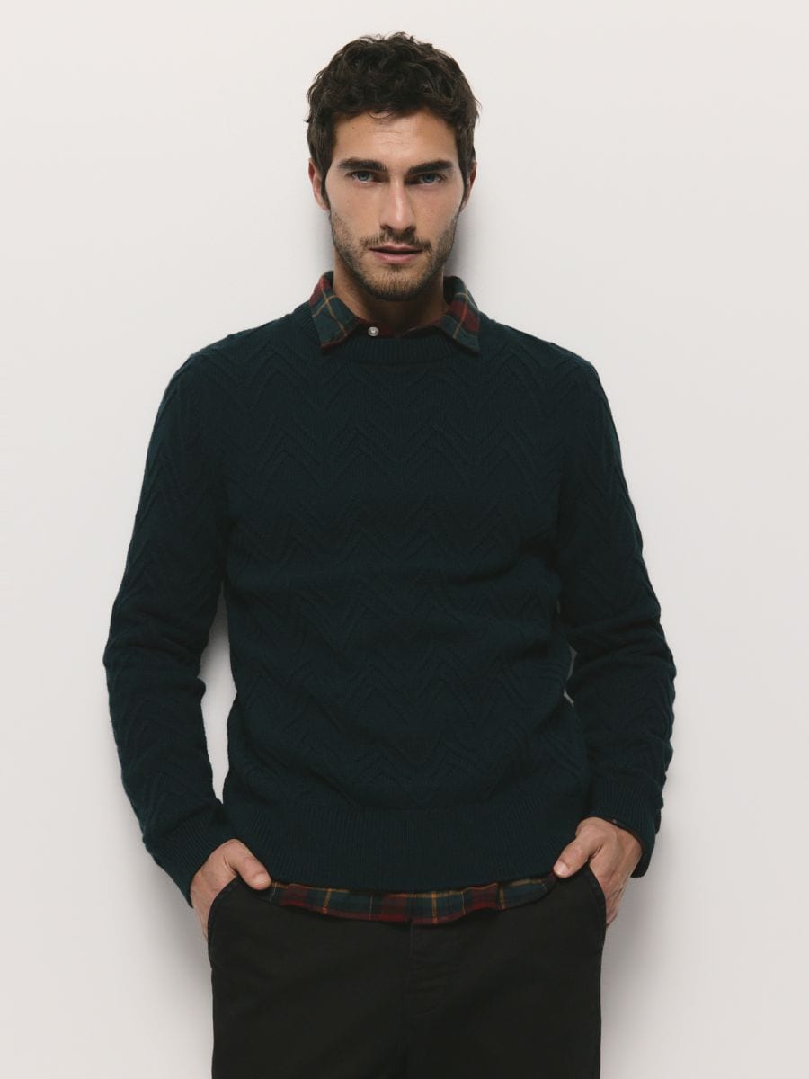 Regular fit check shirt - maroon - RESERVED - 4