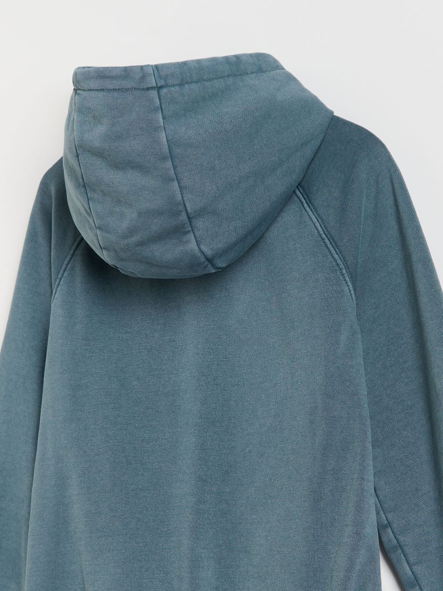 Sudadera oversize con capucha - turquesa oscuro - RESERVED - 3