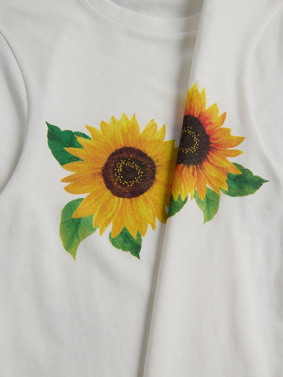 T-shirt with print - cream - RESERVED - 2