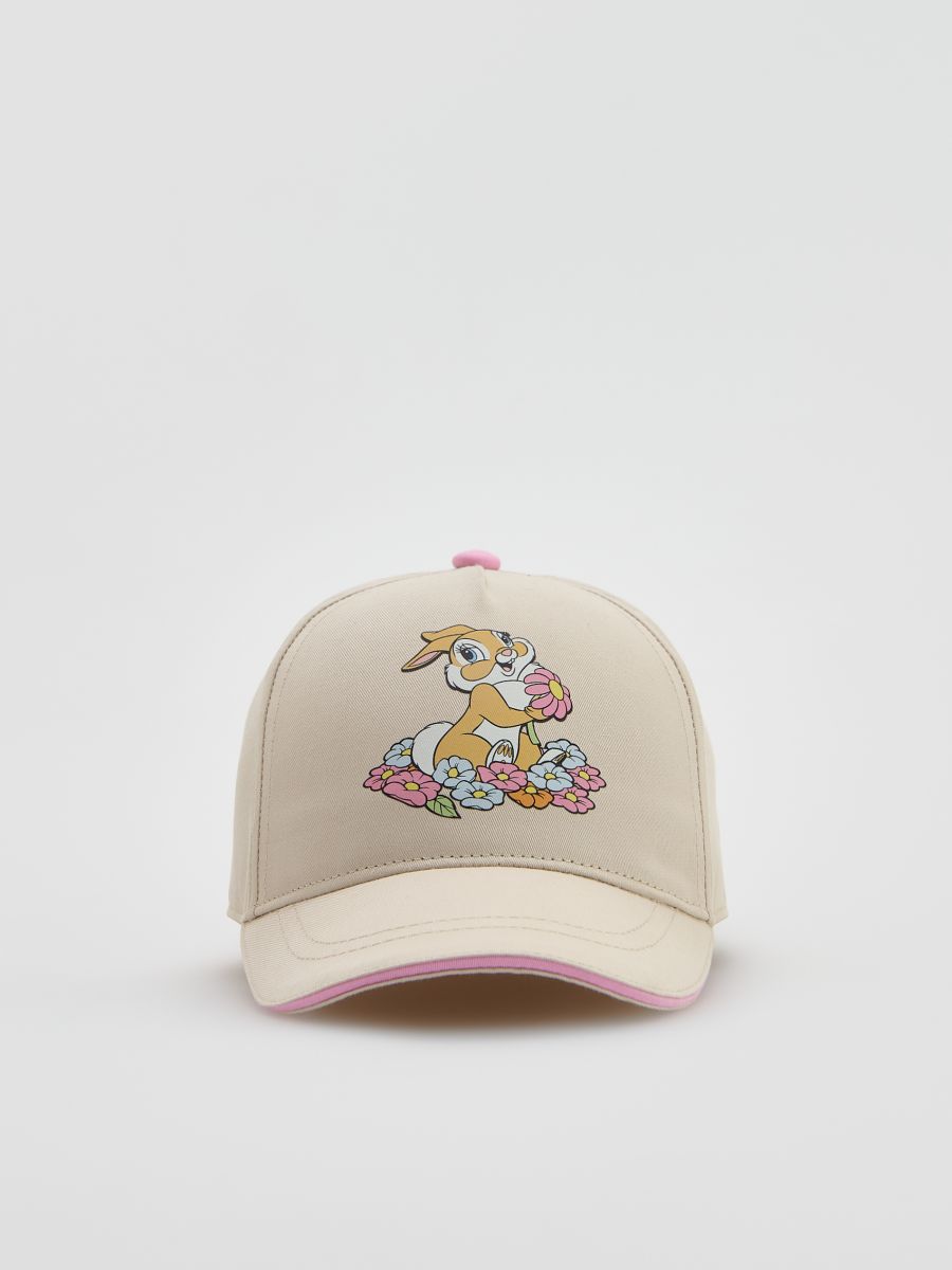 BABIES` PEAKED CAP - krem - RESERVED