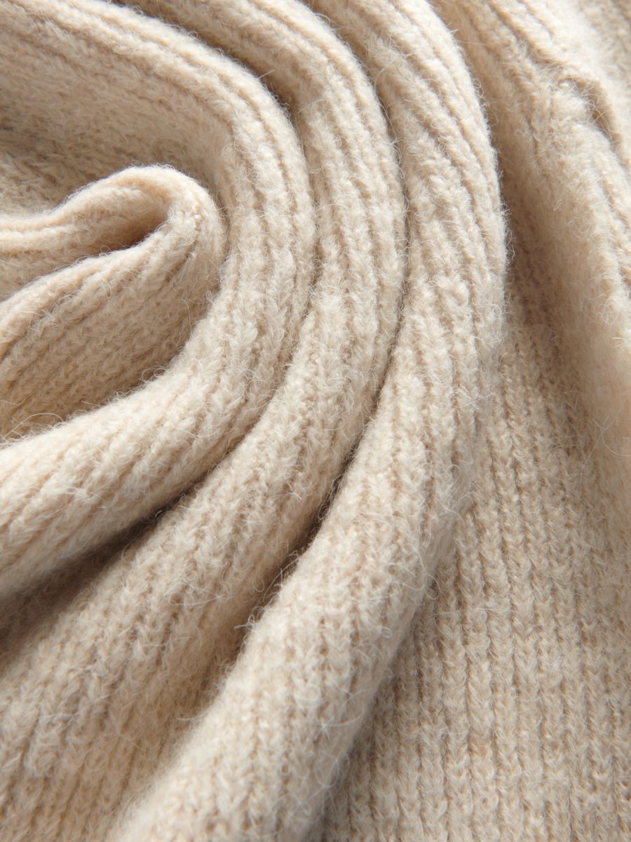 Jersey skirt - beige - RESERVED - 5