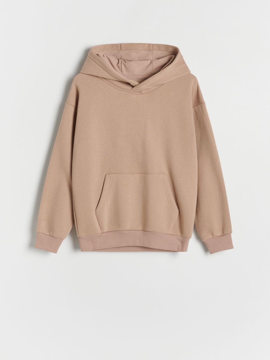 Hoodie - beige - RESERVED