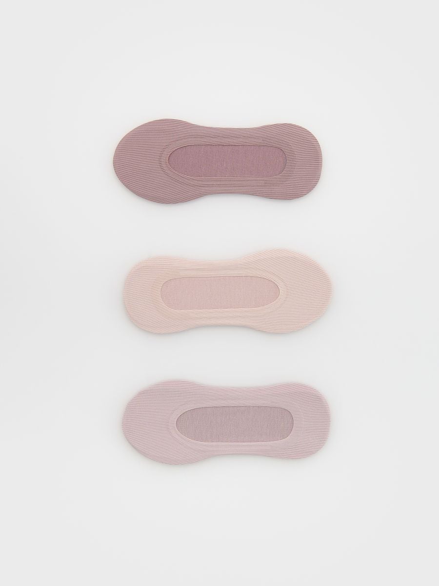 Huomaamattomat sukat, 3-pack - BEIGE - RESERVED
