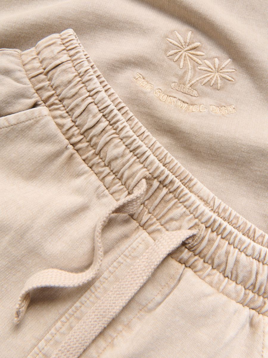Cotton set with shorts - beige - RESERVED - 6