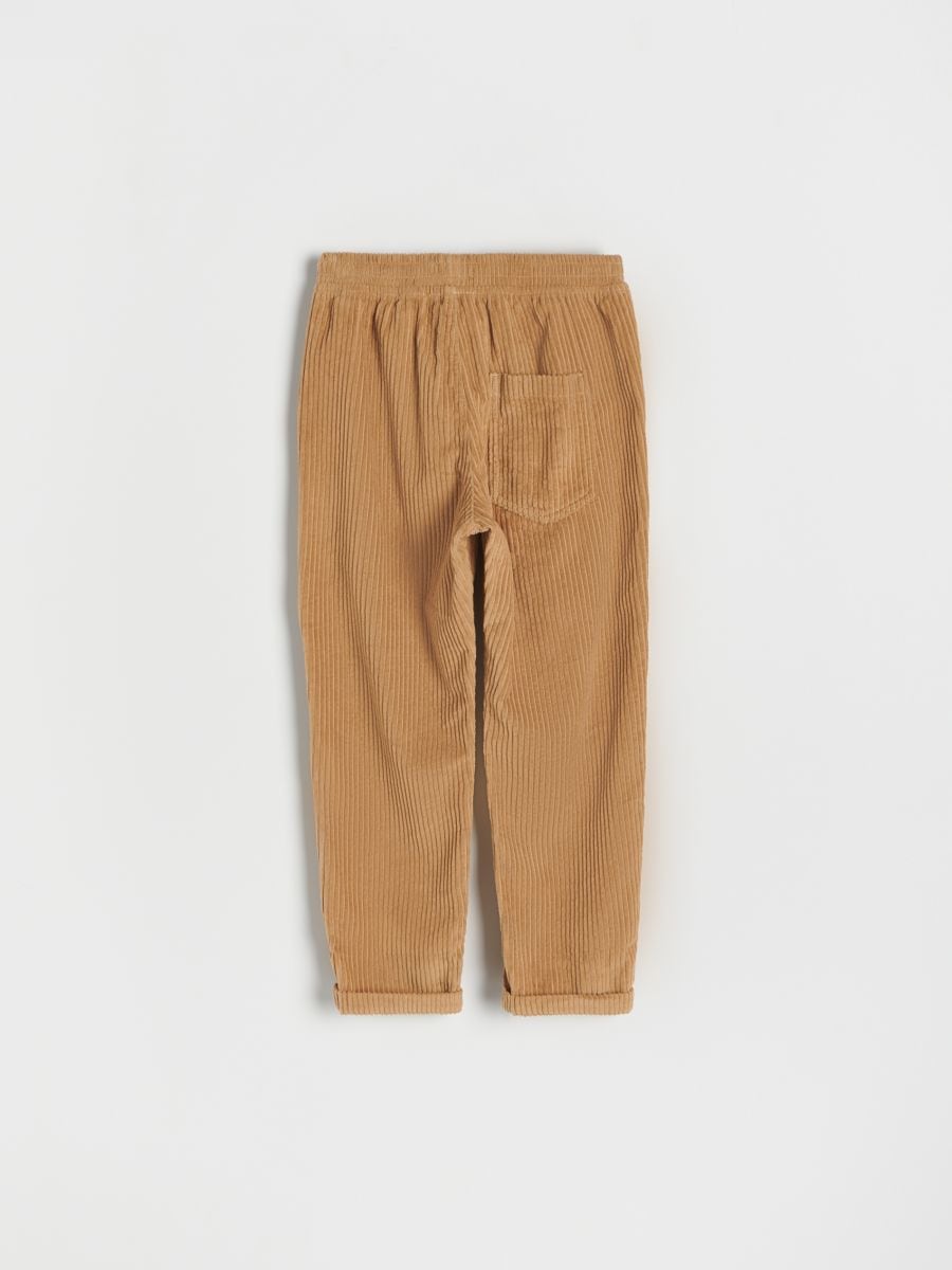 Corduroy carrot trousers - beige - RESERVED - 2