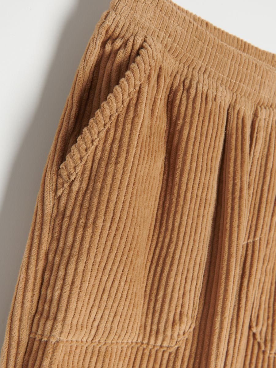 Corduroy carrot trousers - beige - RESERVED - 5
