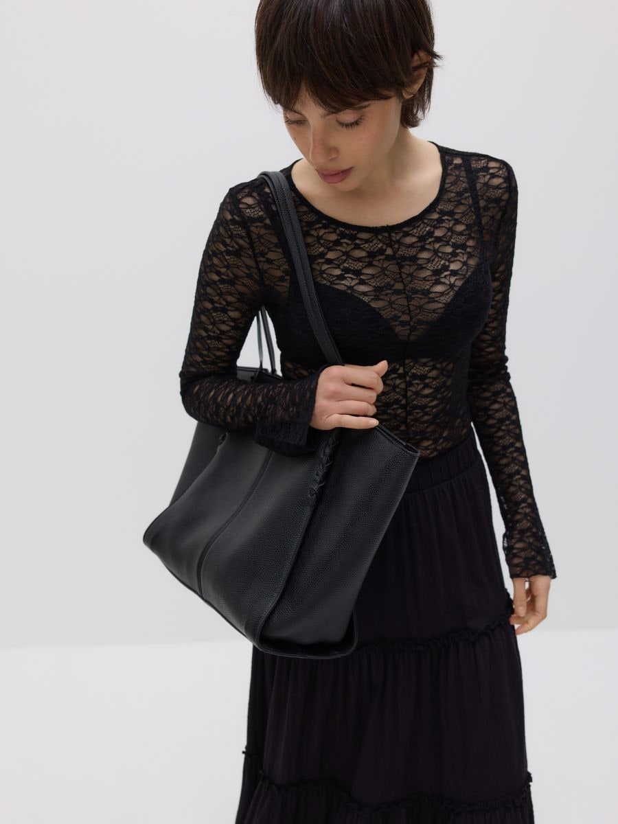 Torebka shopper - czarny - RESERVED - 2