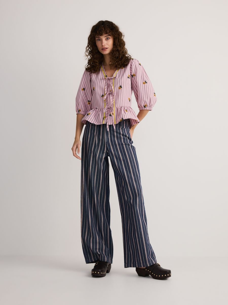LADIES` BLOUSE - multicolor - RESERVED - 5