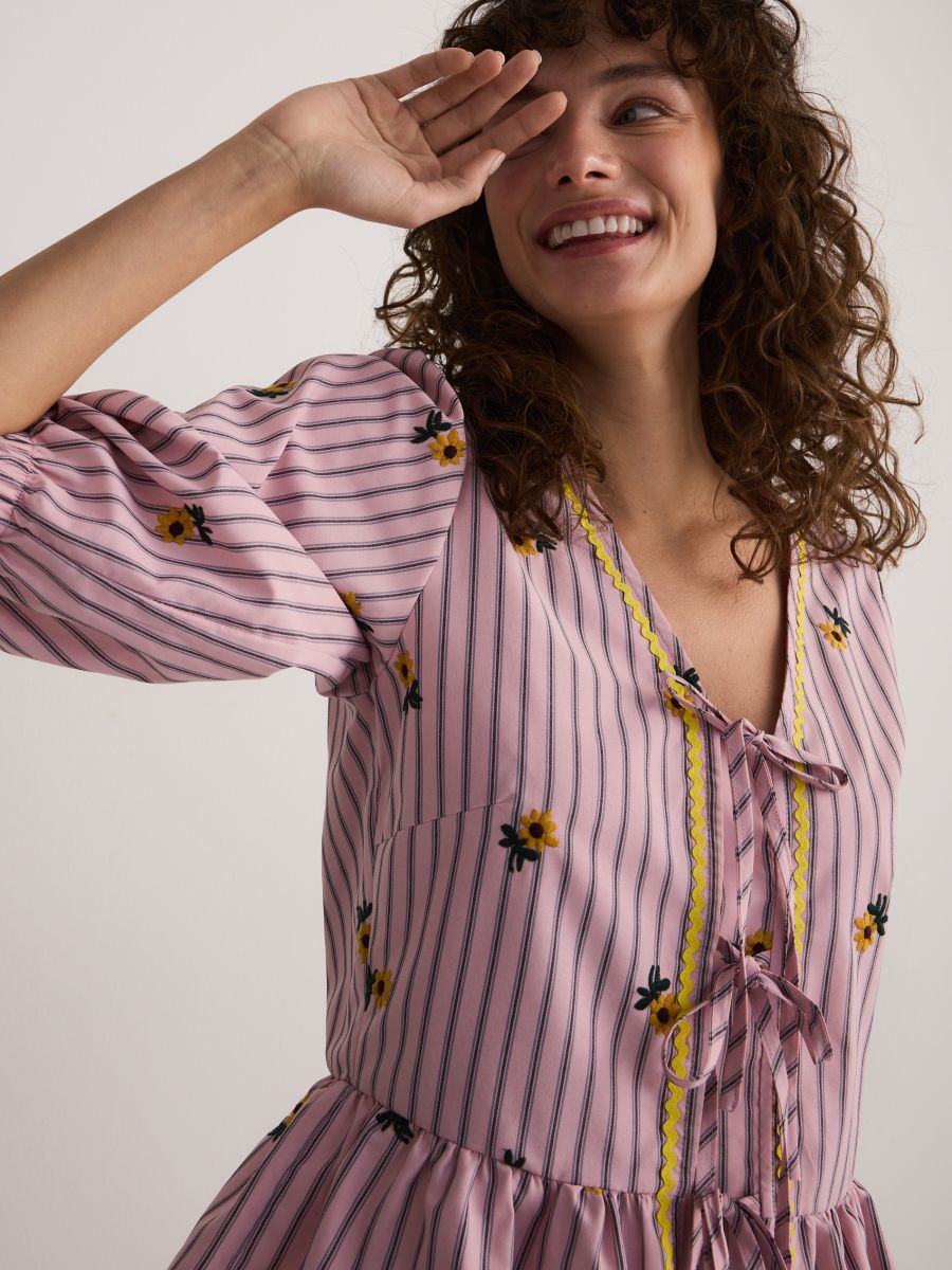 LADIES` BLOUSE - multicolor - RESERVED - 2