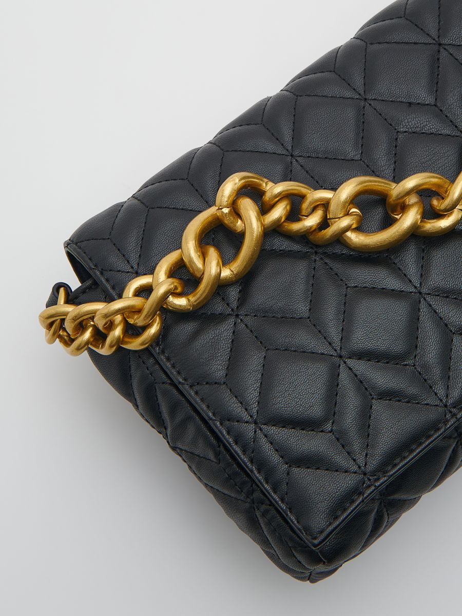 Bag with chain strap - black - RESERVED - 5
