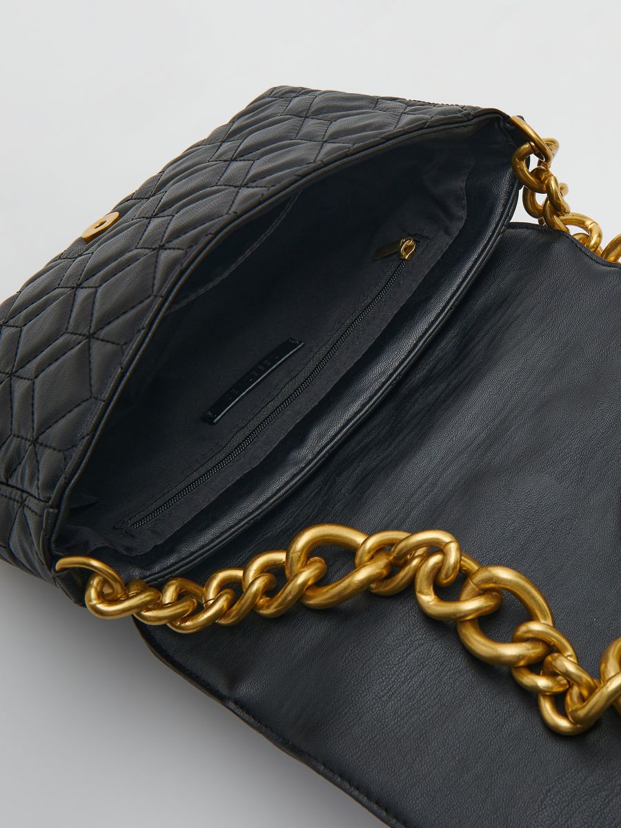 Bag with chain strap - black - RESERVED - 6
