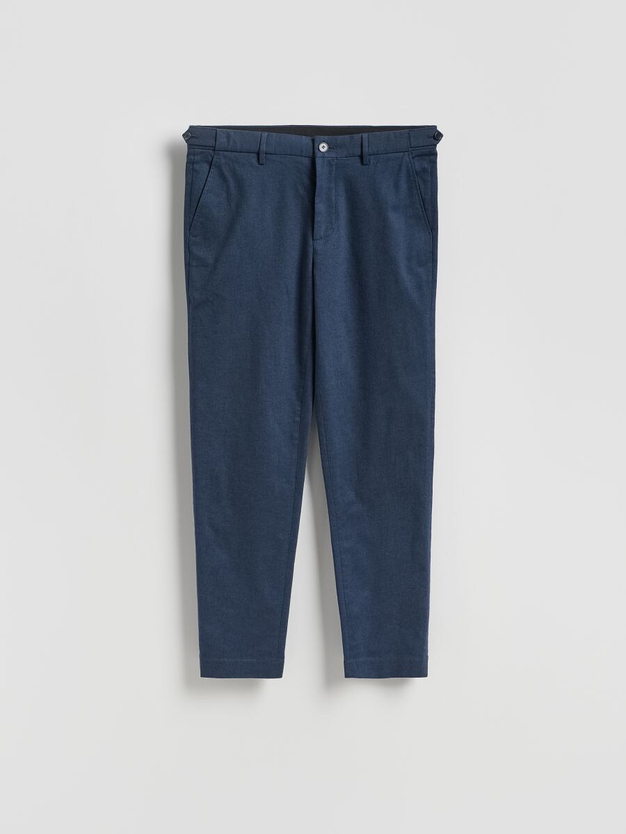 Chino-Hose im Slim-Fit - marineblau  - RESERVED