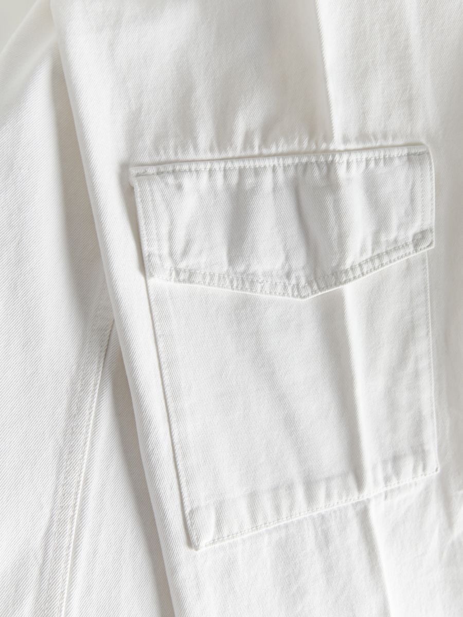 Flare farmerke - belo - RESERVED - 6
