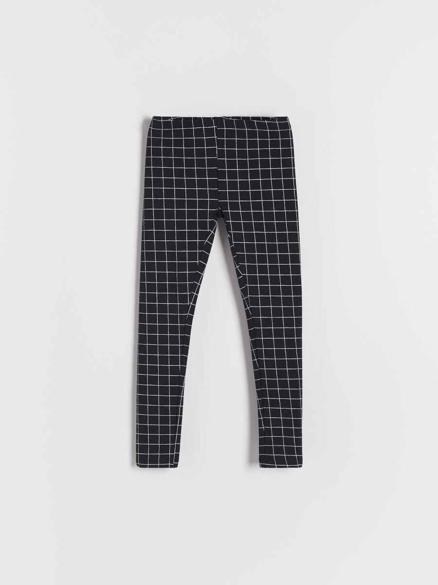 Check leggings - black - RESERVED - 4