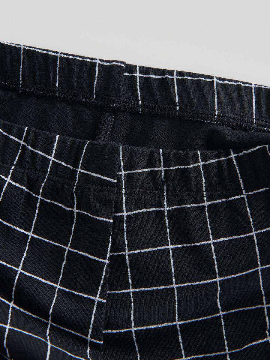 Check leggings - black - RESERVED - 6