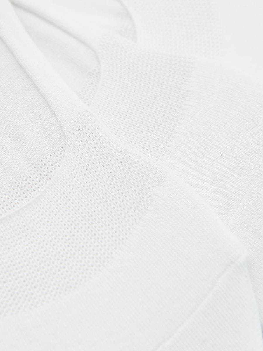 Cotton blend invisible socks 3 pack - cream - RESERVED - 2