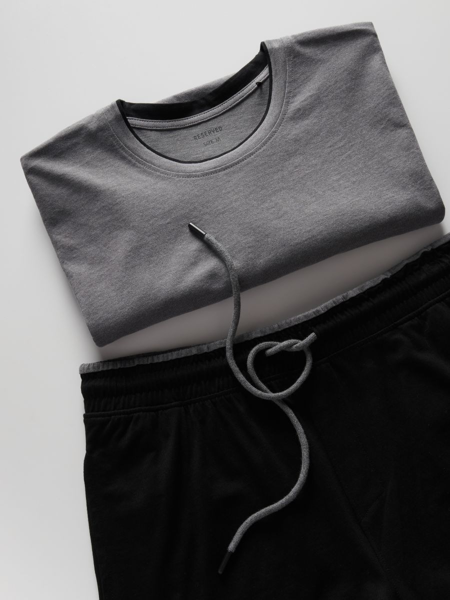 Two piece pyjama set - dark grey - RESERVED - 3