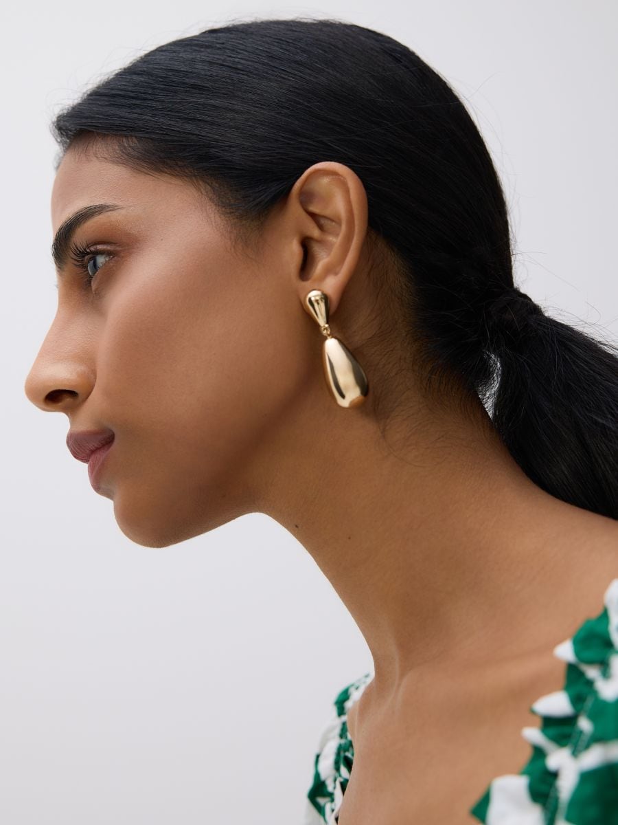 Dangle earrings - golden - RESERVED