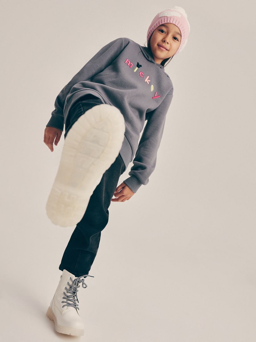 Mickey Mouse hoodie - dark grey - RESERVED - 5