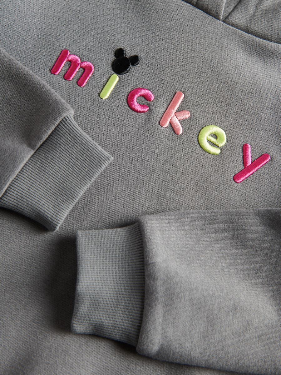 Mickey Mouse hoodie - dark grey - RESERVED - 4