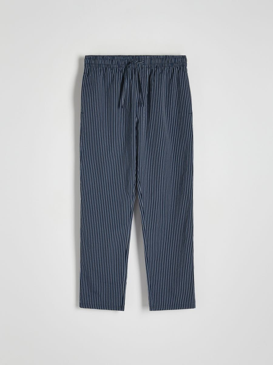 Pantalón de pijama a rayas - azul marino - RESERVED