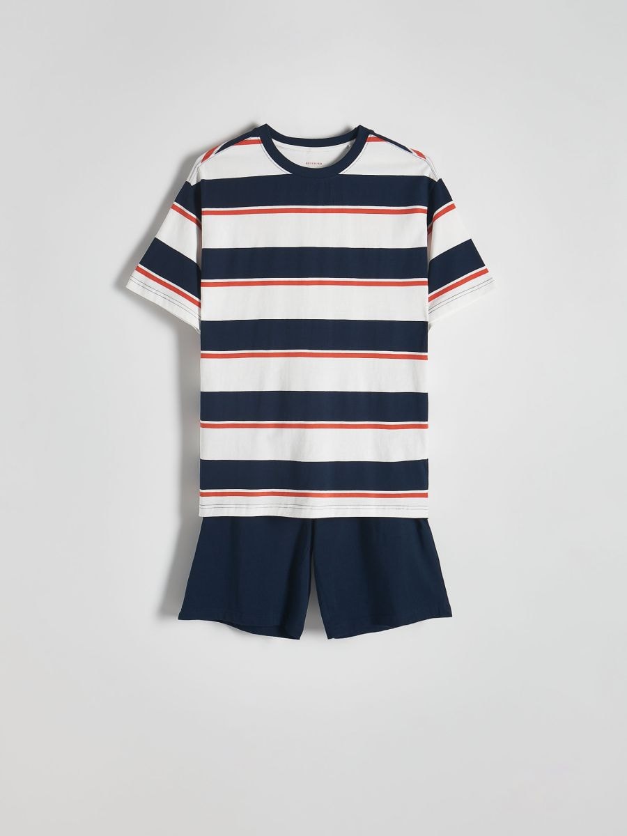 Two-piece striped PJs - cream - RESERVED - 4