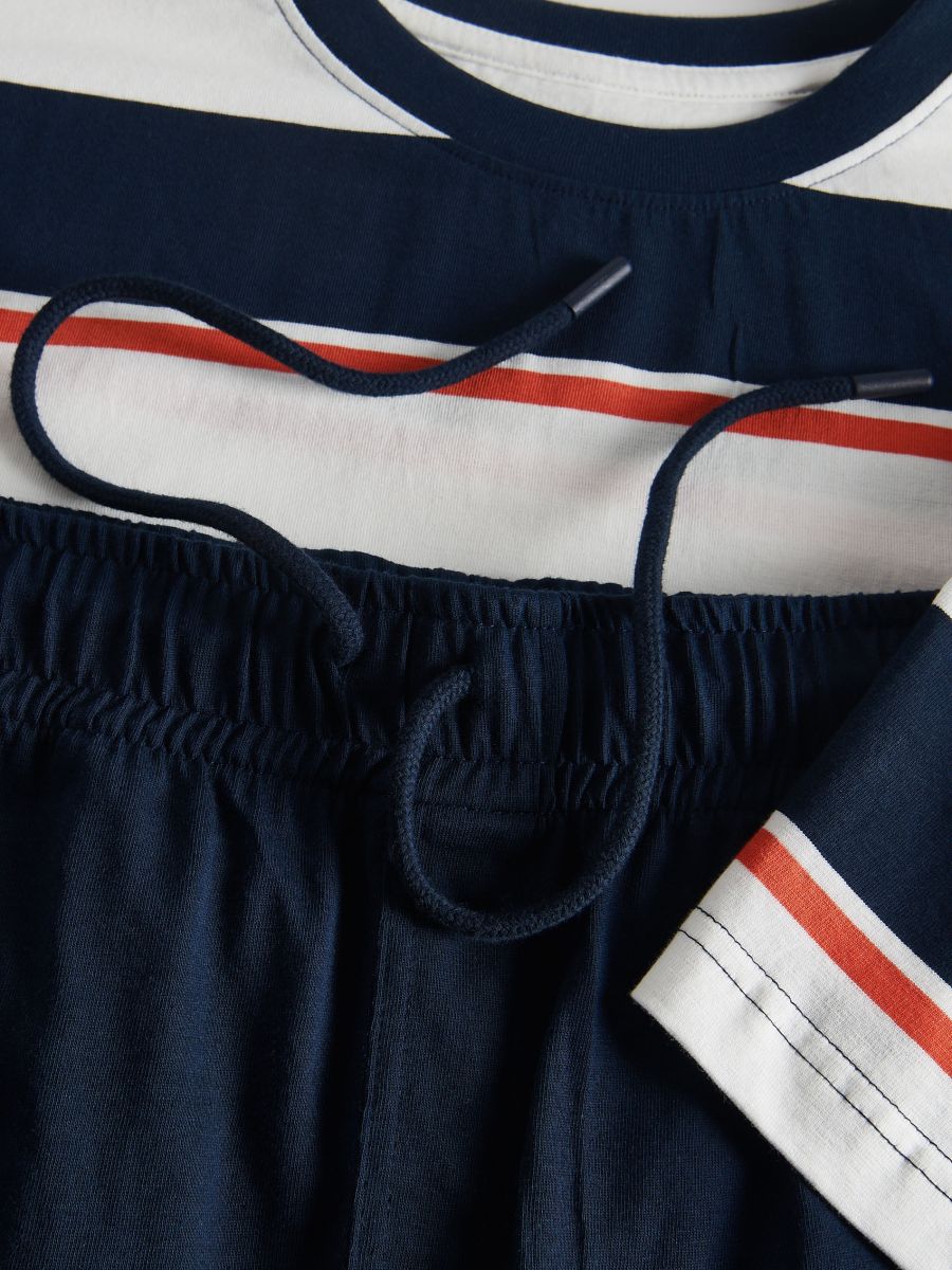 Two-piece striped PJs - cream - RESERVED - 5
