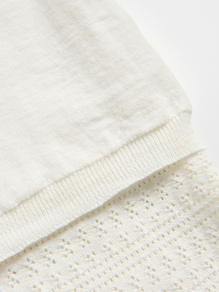 Openwork culottes - cream - RESERVED - 4